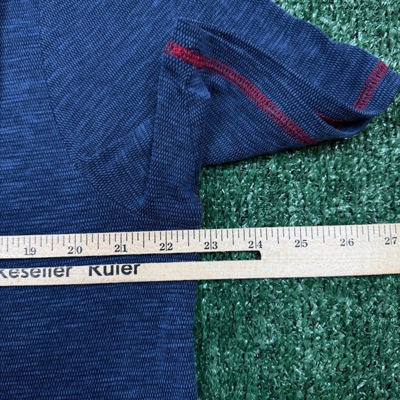 Nat Nast Polo Shirt Men's Size L Blue Short Sleeve Collared Knit Preppy Casual - Picture 5 of 7